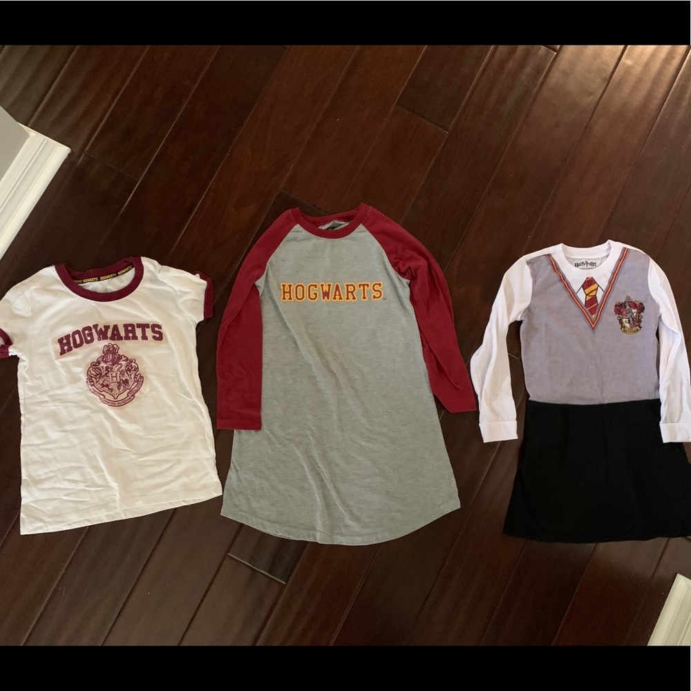 Hogwarts lot of 3: girls sz 6/7/8